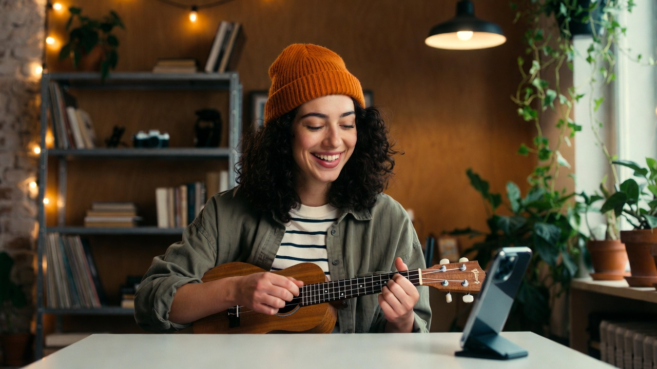 Musician recording with phone